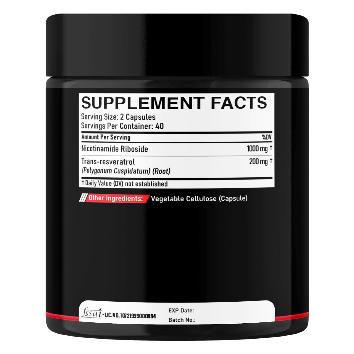 DEDICAD NAD Supplement with Nicotinamide Riboside and Trans Resveratrol - NR for Men & Women - 80 Capsules DEDICADĀ buy supplements Au