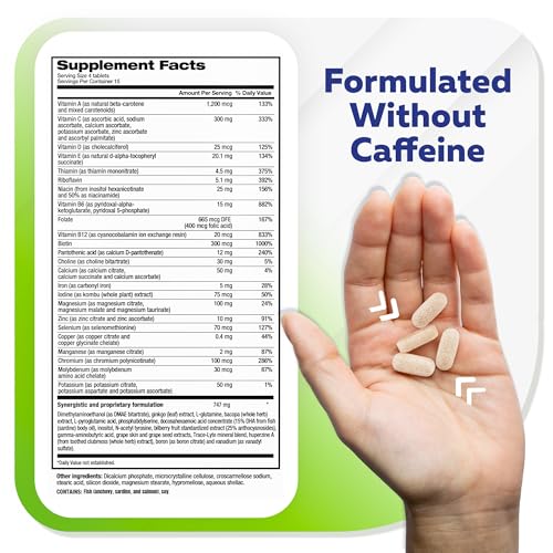 Focus Factor Adults Extra Strength, 120 Count - Brain Supplement for Memory, Concentration and Focus - Complete Multivitamin with DMAE, Vitamin D, DHA - Trusted Health Vitamins Focus FactorBuy Supplements Australia