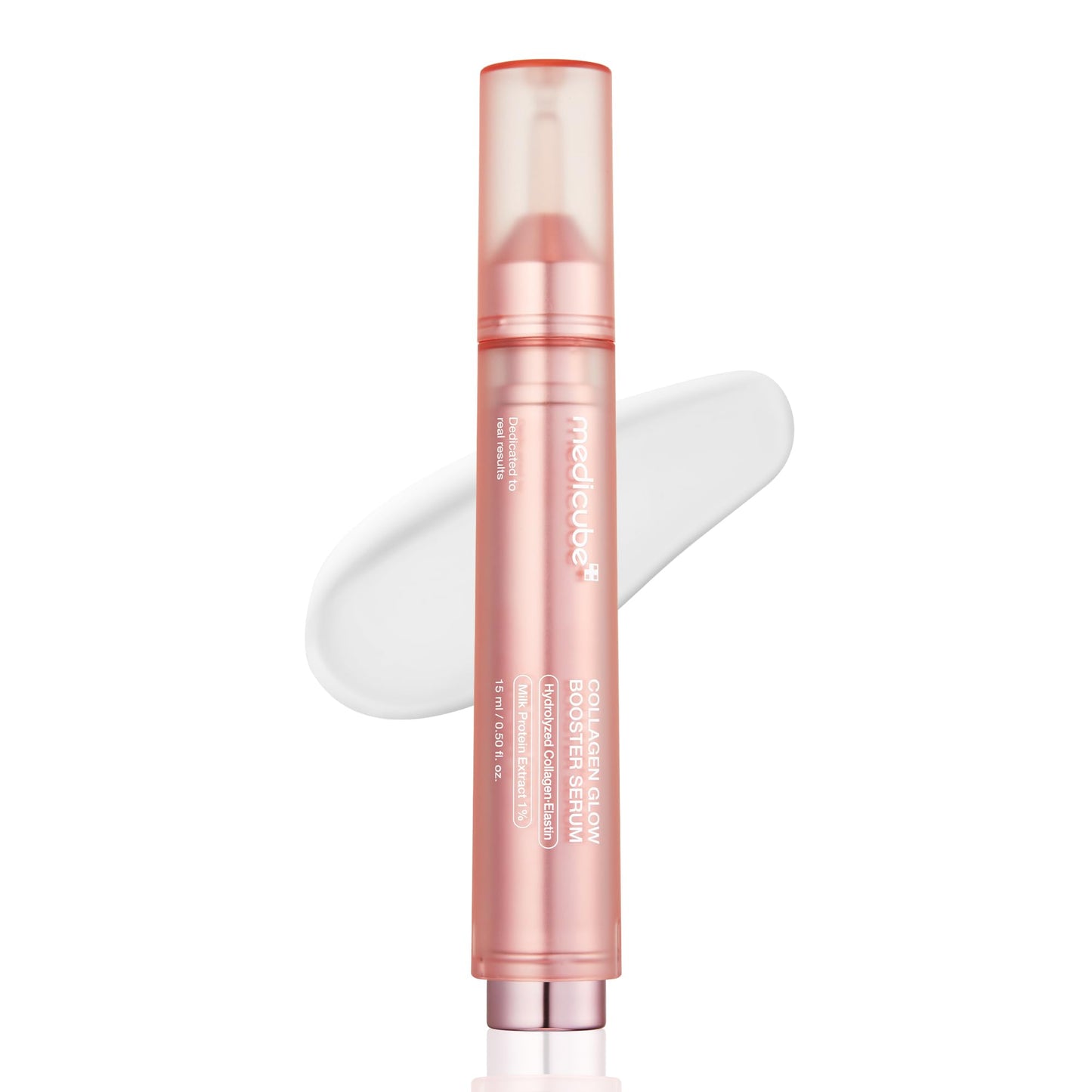 Medicube Collagen Glow Booster Milk Serum - Twist & Click - Radiance & Hydration with Niacinamide, Milk Protein Extract, Hydrolyzed Collagen