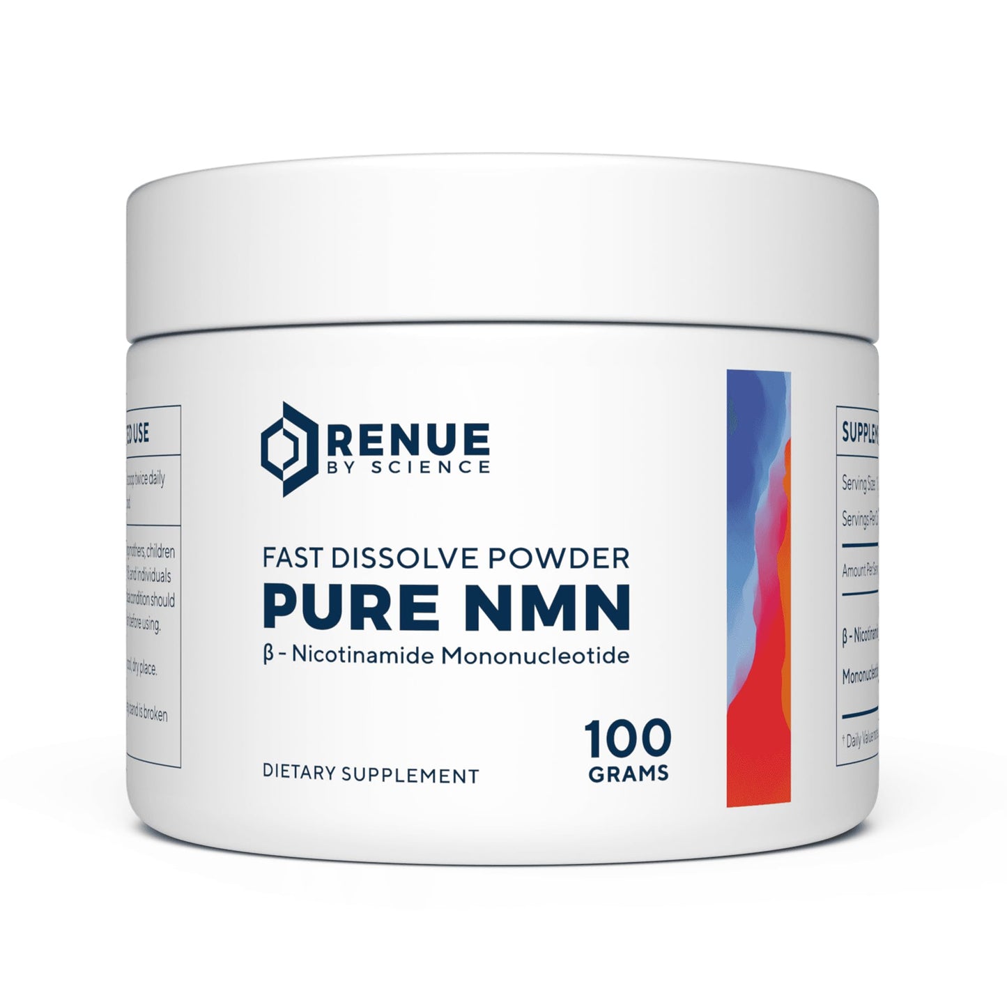 Renue By Science NMN Powder | 100g Fast Dissolve Powder Supplement | 500mg Nicotinamide Mononucleotide per Serving