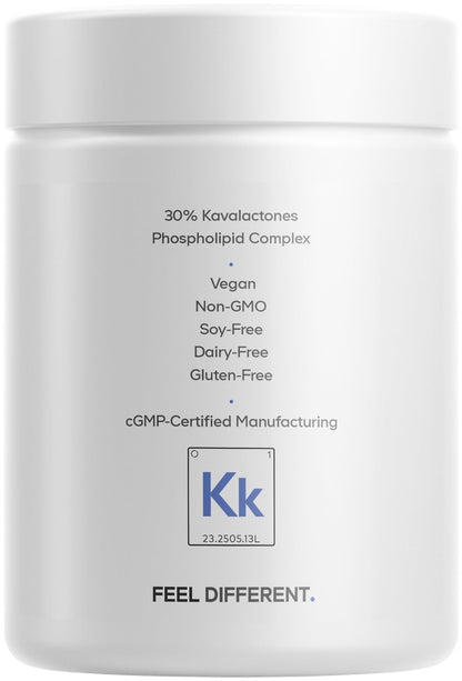 Codeage Liposomal Kava Kava+ Supplement - 500 mg 30% Kavalactones with Magnesium Glycinate - Magnesium Oxide - L-Theanine - Liposomal Delivery - Non-GMO - 60 Capsules CodeageBuy Supplements Australia