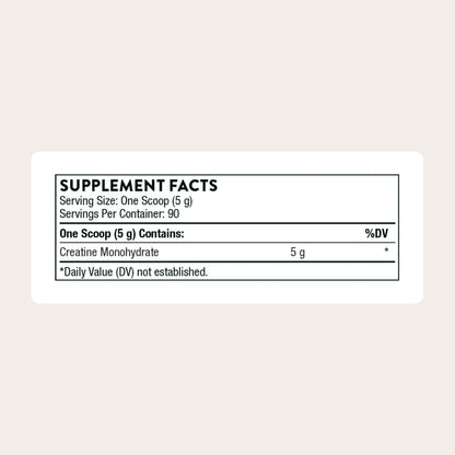 THORNE Creatine - Micronized Creatine Monohydrate Powder - Support for Muscles & Cognitive Function* - for Women & Men - Unflavored