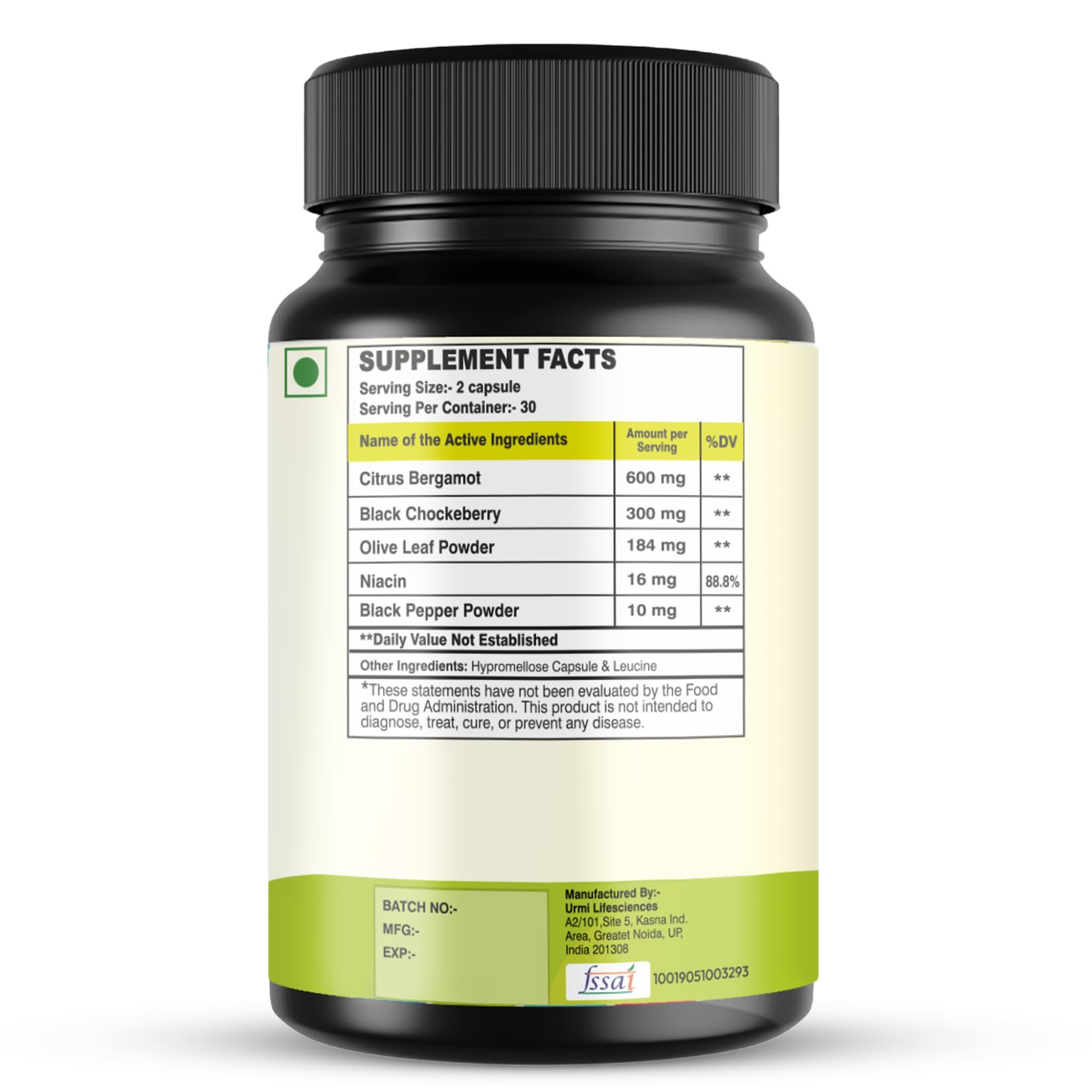 SETNUTRA Well From Within 5 in 1 Citrus Bergamot Supplement with Black Chokeberry Olive Leaf Niacin & Black Pepper | Heart Health Support Antioxidant Boost | Non GMO Gluten Free Capsules (60 Count) SETNUTRA Well From Within buy supplements Au