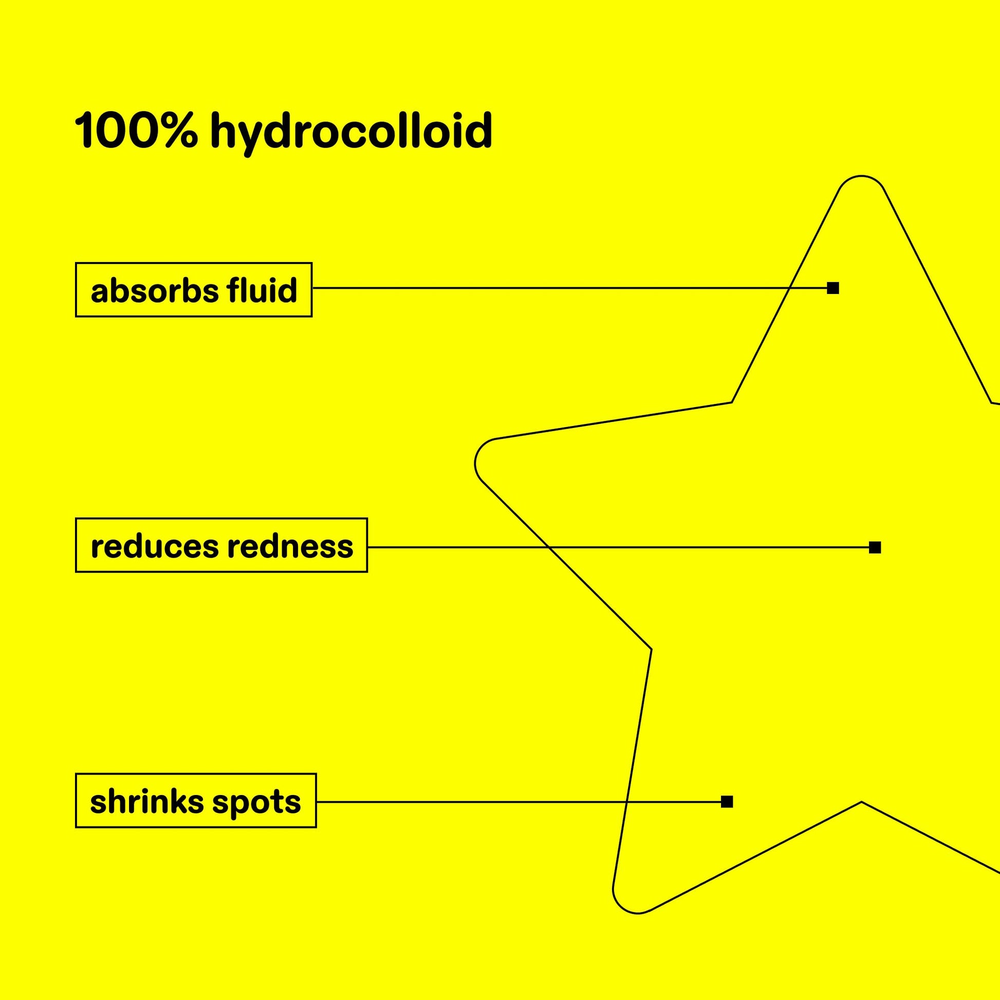 Starface Hydro-Star Pimple Patches + Big Yellow Compact, Clinically Proven Spot Shrinking in 6 Hours, Absorb Fluid and Reduce Redness, Hydrocolloid, Vegan and Cruelty-Free Skincare (32 Count) Starface WorldBuy Supplements Australia