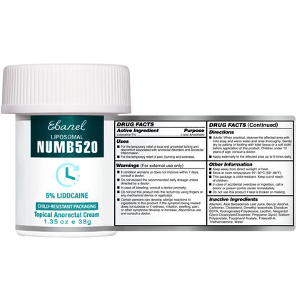 Ebanel Bundle of Fungus Treatment 1 Oz, and Lidocaine Numbing Cream