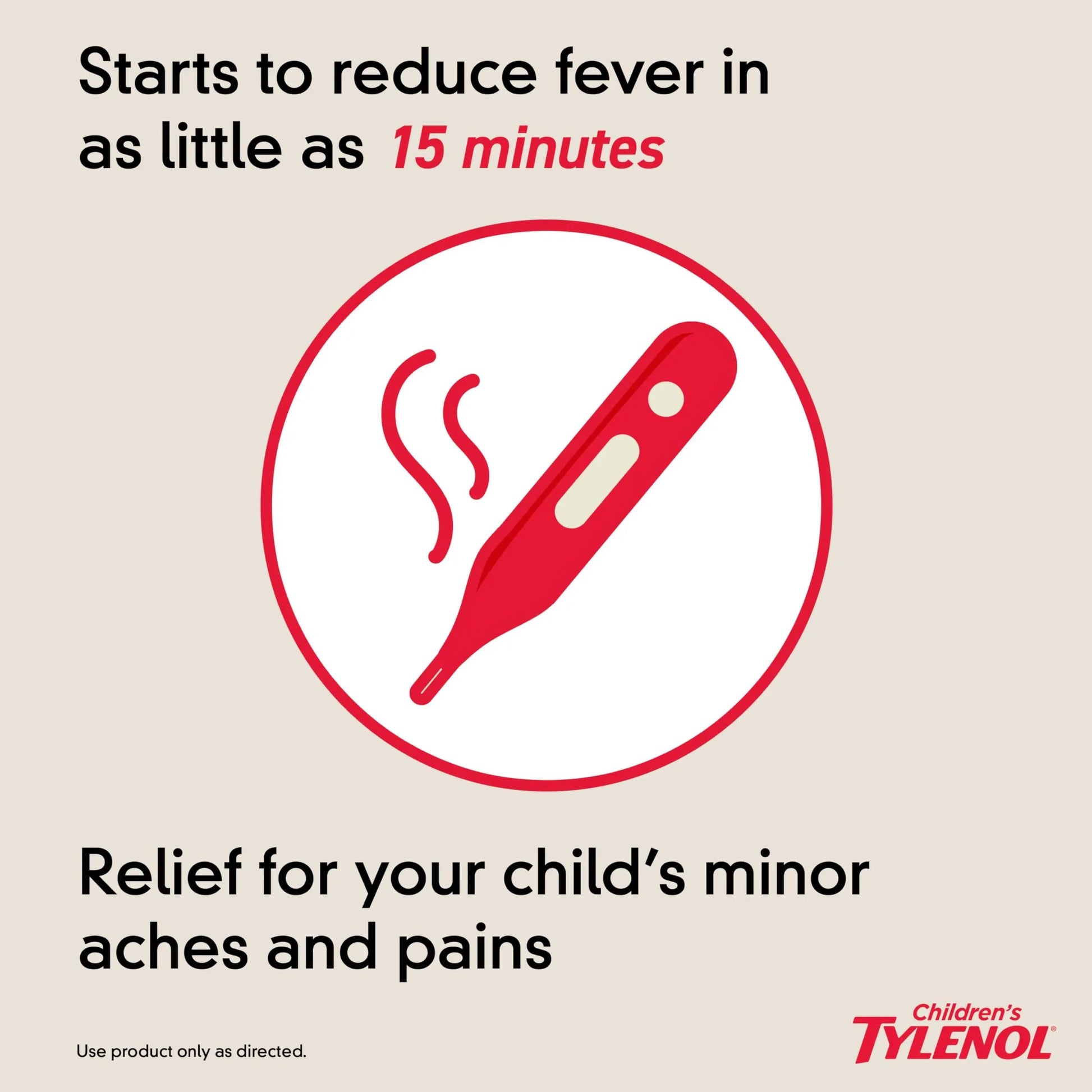 Children's Tylenol Dissolve Packs for Pain Relief, Fever Medication, 160 mg Acetaminophen, Dye Free, Kids' Powder Packets for Cold & Flu Symptom Relief; Wild Berry Flavor, 30 ct.; Pack of 1 TylenolBuy Supplements Australia