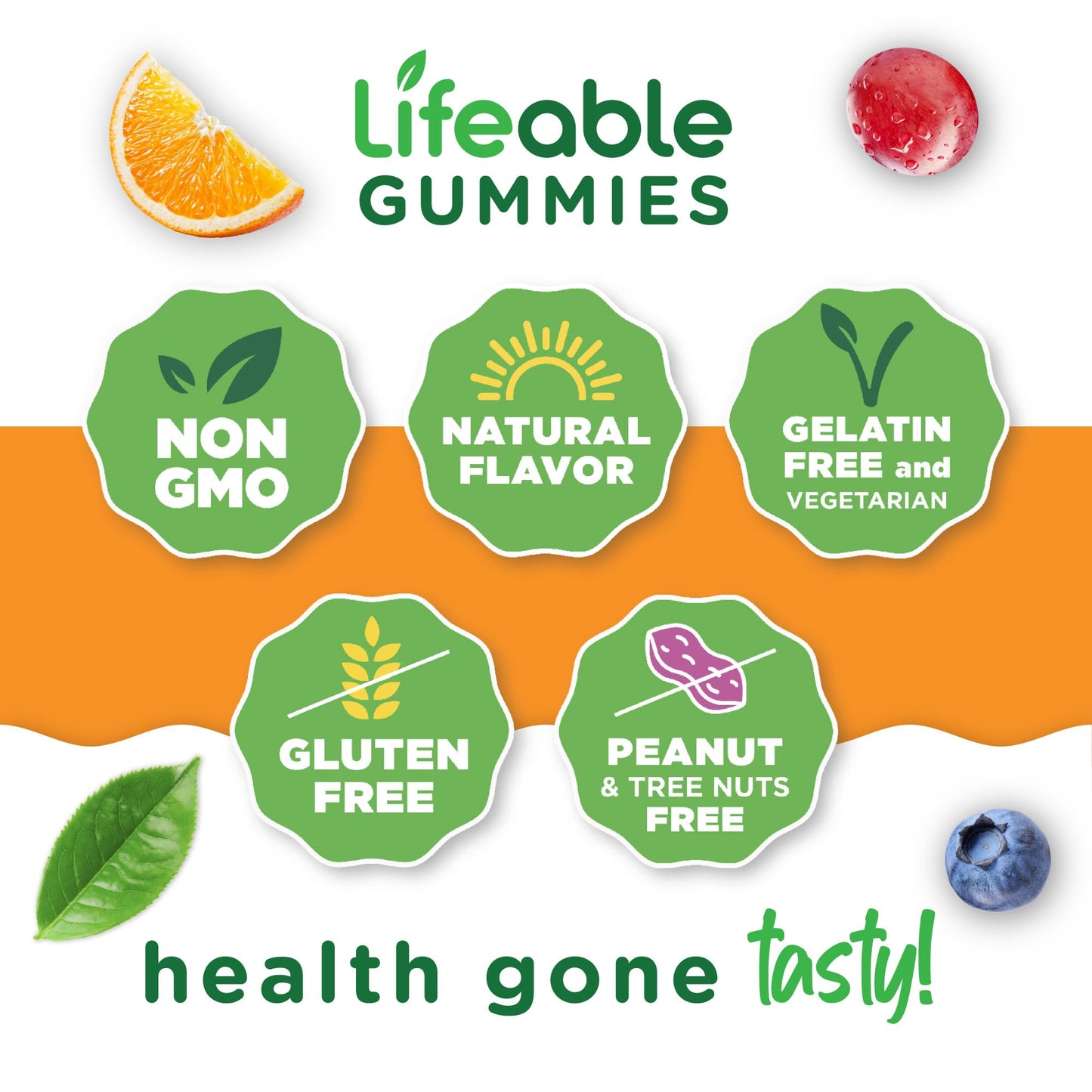Lifeable Probiotics Gummies | 2 Billion CFU | Great Tasting Probiotic Gummies for Women | Probiotic Gummy for Gut Health and Immune Support