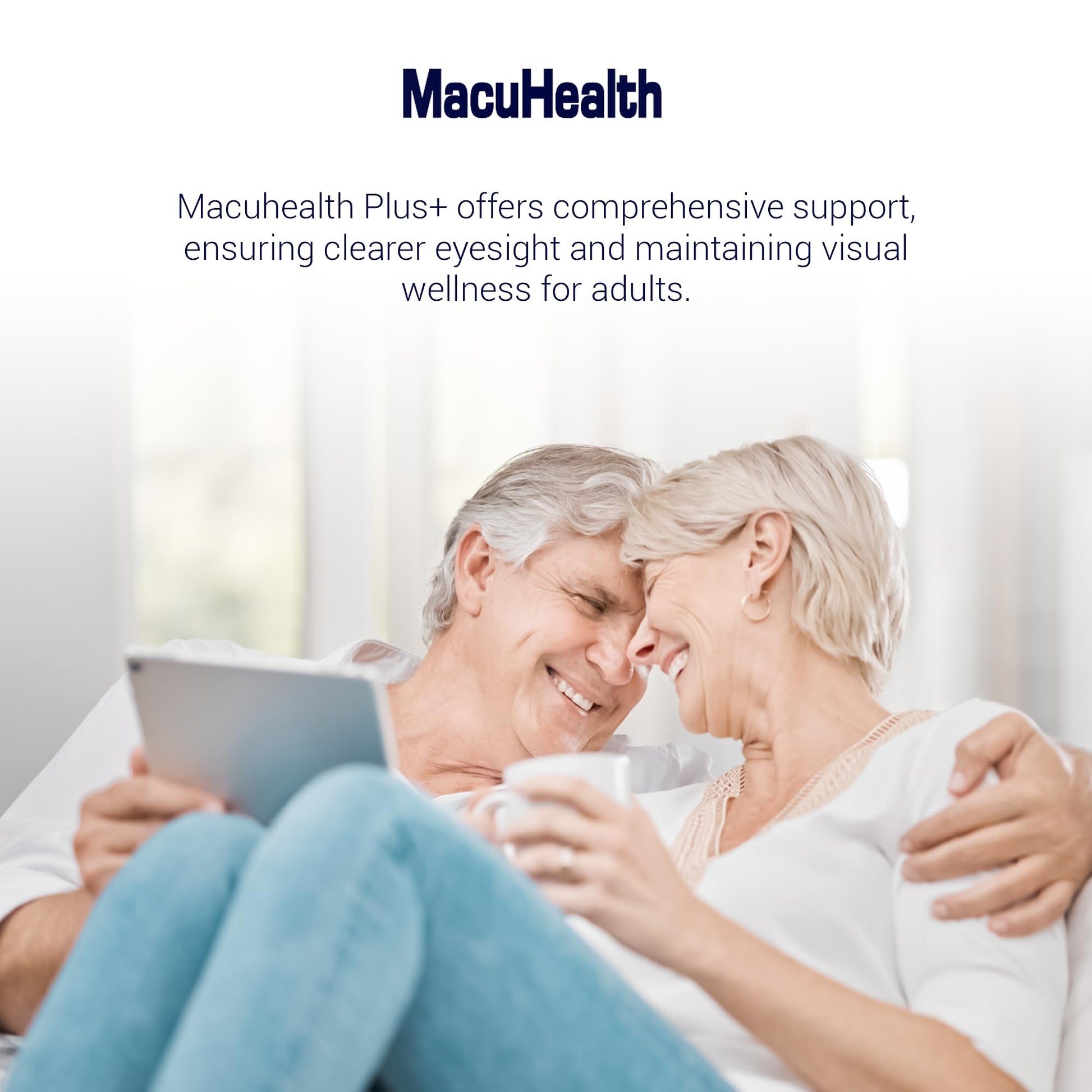 Macuhealth Plus+ Eye Vitamins Supplement for Adults - 90 Day Supply with Lutein, Zeaxanthin, and Meso-Zeaxanthin - Unflavored, Vitamin for Eyes MacuhealthBuy Supplements Australia