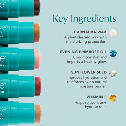 Thrive Causemetics Triple Threat Color Stick: Cream Blush Stick with Vitamin E, Evening Primrose Oil, Waterproof Smudge Proof Face Makeup Formula, Kaisa (Dusty Rose Matte) Thrive CausemeticsBuy Supplements Australia