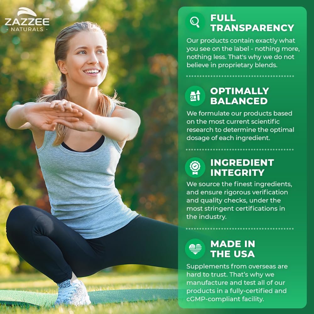 Zazzee D-Mannose, 1000 mg per Serving, 180 Vegan Capsules, 3 Month Supply, Potent & Fast-Acting, Certified Kosher, 100% Pure, All-Natural Urinary Tract Health Support, 100% Vegetarian, Non-GMO ZazzeeBuy Supplements Australia