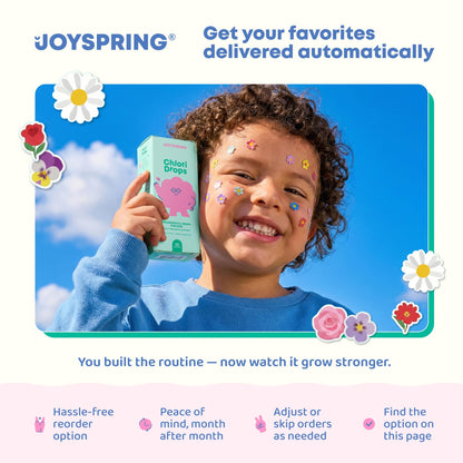 JoySpring Calmify Magnesium Glycinate for Kids | Liquid Magnesium with L-Theanine Supplement | Chamomile Extract & Passion Flower Extract | Sugar-Free Calm Drops | 1 fl oz (30 Servings) JoySpringBuy Supplements Australia