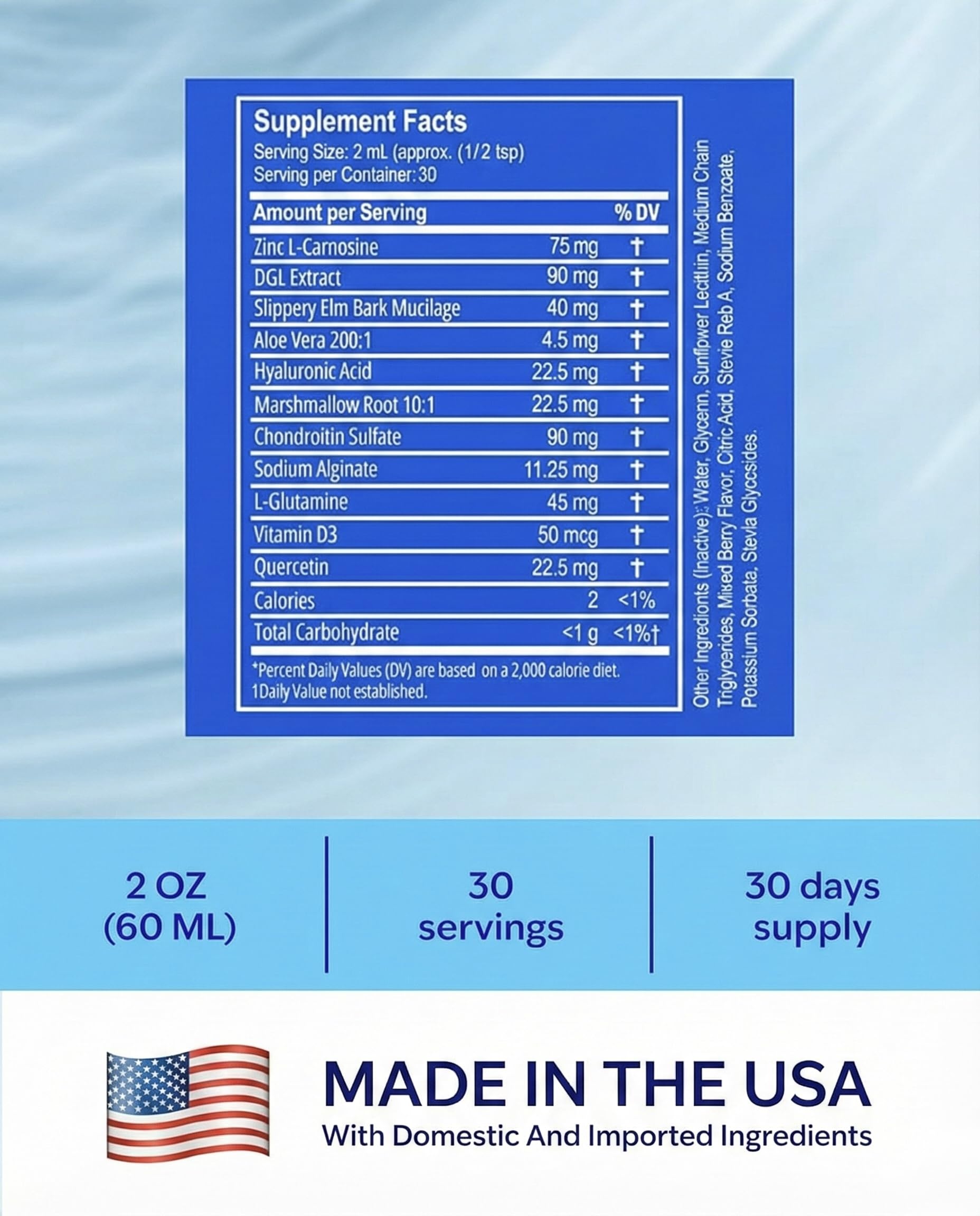 EsoRepair Nano Esophageal & Stomach Health Supplements for Men & Women - Digestive Comfort - Slippery Elm Bark, Zinc L-Carnosine & Aloe Vera Extract - Non-GMO & Dairy Free NANOREVIVEBuy Supplements Australia