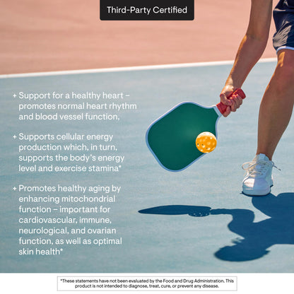 THORNE - CoQ10 - 100mg Optimally Absorbed Ubiquinone Supplement - Supports Heart Health, Brain Function, Cellular Energy Production & Healthy Aging* - Third-Party Certified - Gluten-Free - 60 Softgels THORNE buy supplements Au
