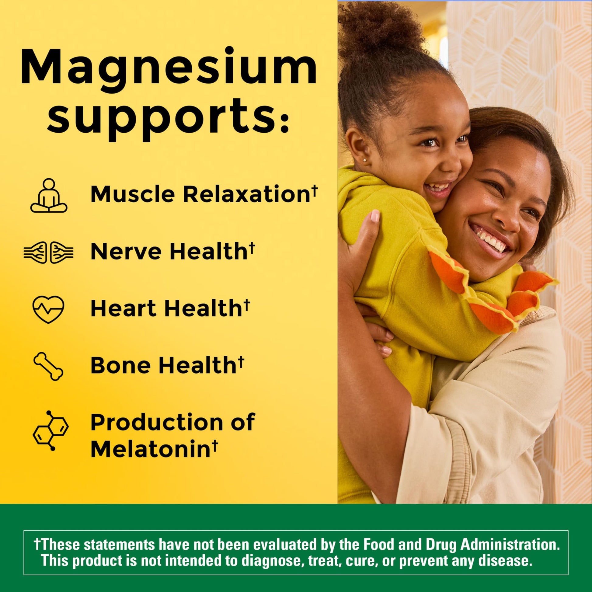 Nature Made Magnesium Complex Supplement with Vitamin D & Zinc for Immune Support, Magnesium Glycinate, Malate, Citrate & Oxide for Muscle, Nerve, Heart & Bone Support, 60 Capsules, 30 Day Supply Nature MadeBuy Supplements Australia
