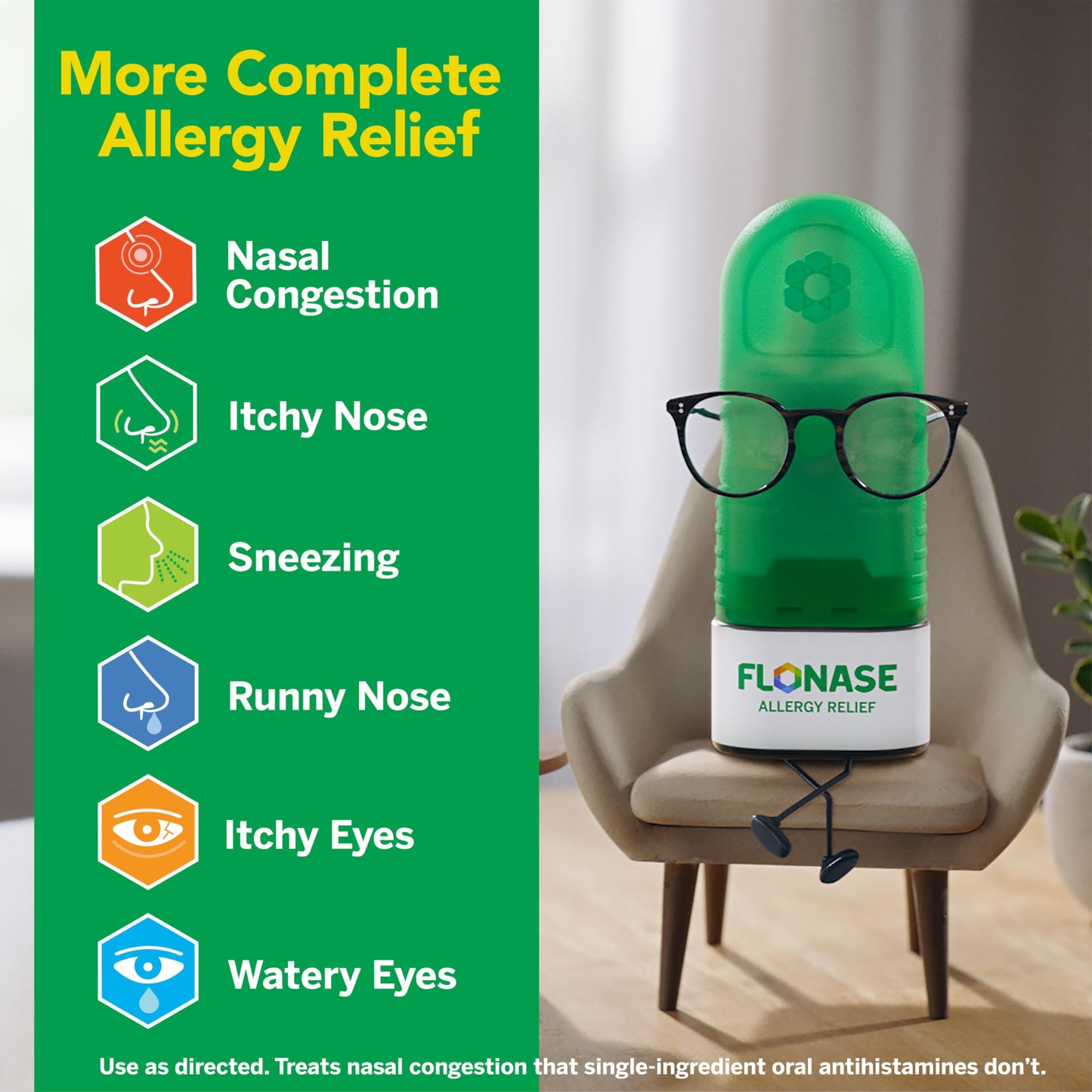 Flonase Allergy Relief Nasal Spray, 24 Hour Non Drowsy Allergy Medicine, Metered Nasal Spray - 72 Sprays - Fall and Seasonal Allergy Relief Flonase buy supplements Au