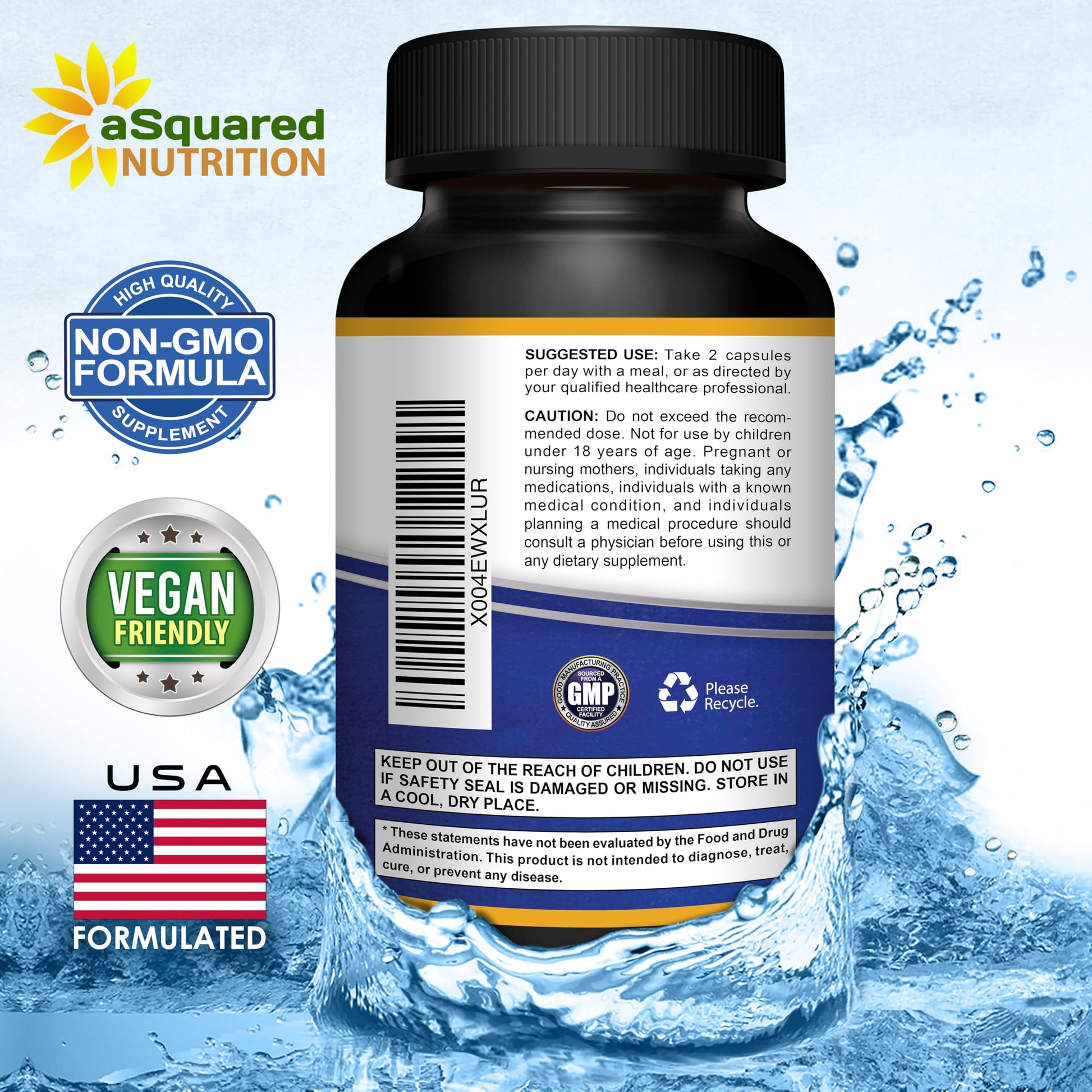 Magnesium Glycinate 1000mg with Vitamin D3 & B6-500mg per Capsule - Pure Elemental Mag Supplement Complex for Sleep, Muscle, Bone Health - Replace Gummies, Tablets & Powder - 120 Capsules aSquared NutritionBuy Supplements Australia