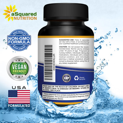 Magnesium Glycinate 1000mg with Vitamin D3 & B6-500mg per Capsule - Pure Elemental Mag Supplement Complex for Sleep, Muscle, Bone Health - Replace Gummies, Tablets & Powder - 120 Capsules aSquared NutritionBuy Supplements Australia